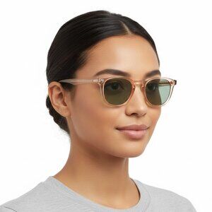 New Garrett Leight GLCO X ANDRe SARAIVA SUN Veridia Oval Ladies Sunglasses 2082
